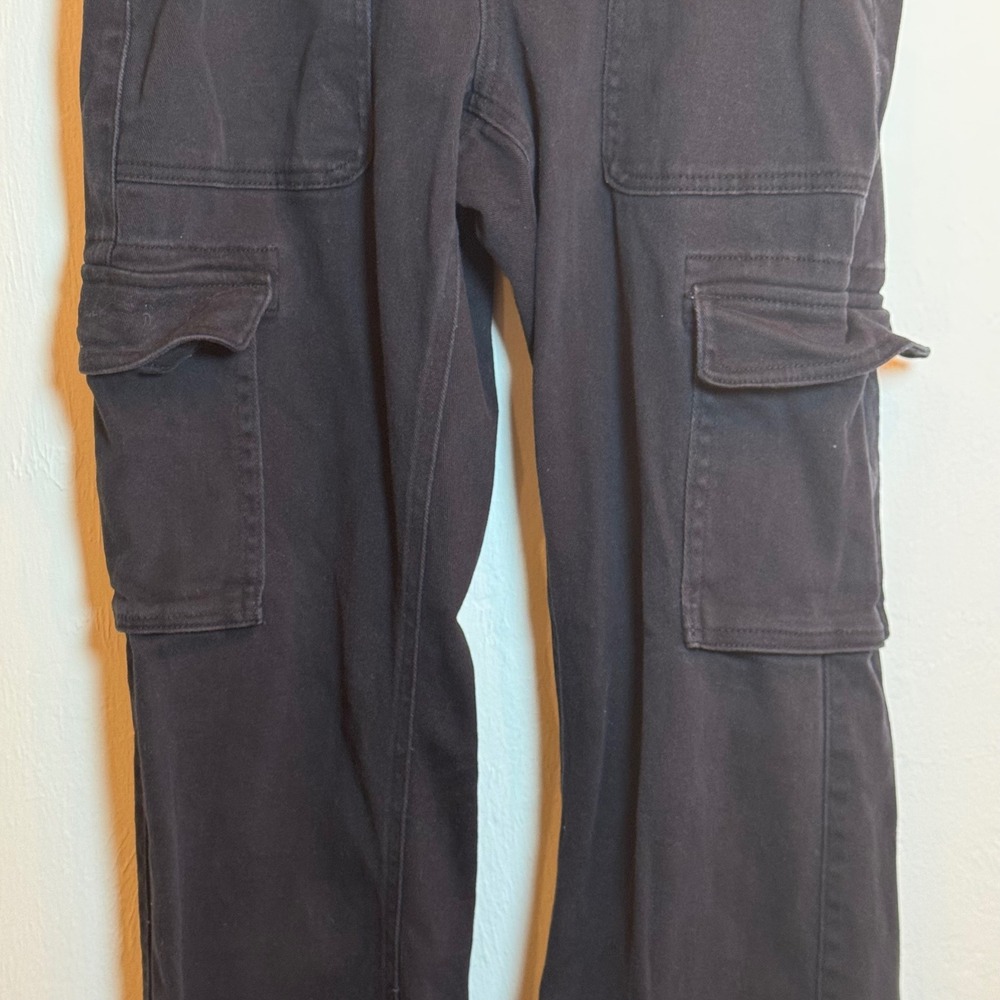 Aeropostale Y2K Cargo Flare Pants Black Size‎ 4 Regular Women's Jeans - Picture 2 of 7